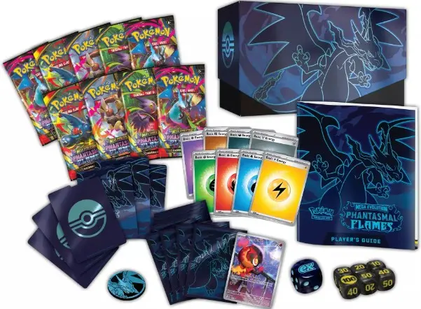 contenu-ETB-Flammes-Fantasmagoriques-Pokémon-ME02.webp