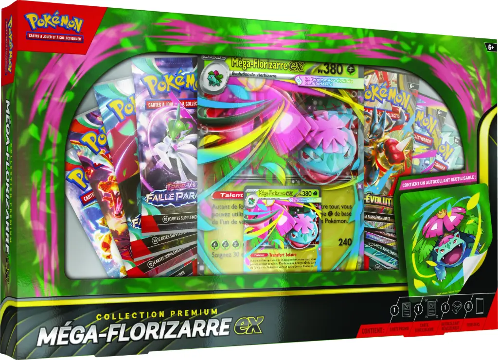 Pokémon JCC : Collection Premium Méga-Florizarre-ex - FR 