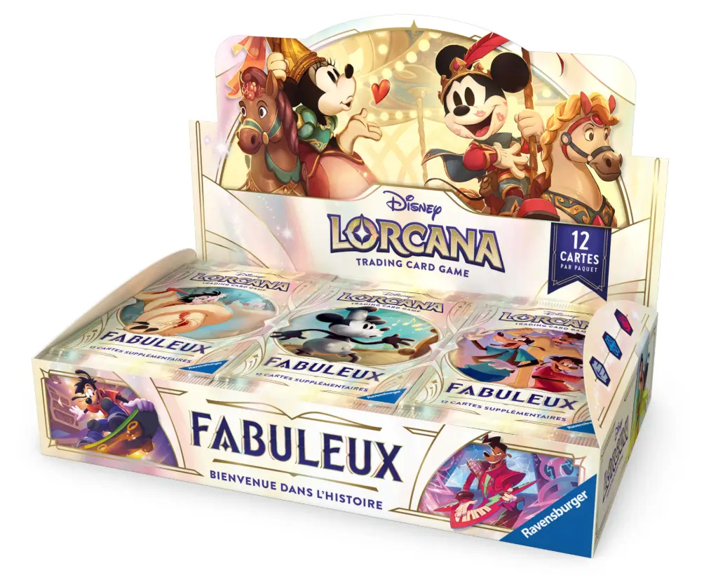 Disney Lorcana JCC : Fabuleux - Display de Boosters (24 Boosters) - FR 