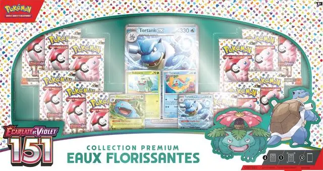 Pokémon EV 3.5 151 - Coffret Premium - Eaux Florissantes FR