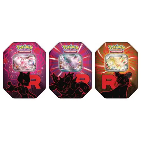 Pokémon JCC : Boîtes de la Team Rocket EV10 (Mewtwo-ex / Nidoking-ex / Persian-ex - 1x boîte aléatoire)