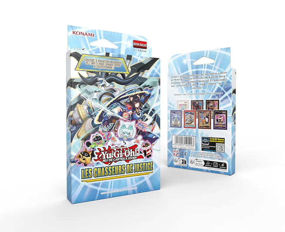 Yu-Gi-Oh! JCC - Pack de 3 Boosters Les Chasseurs de Justice (Blister cartonné) - FR