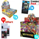 Bundle Display Méga Evolution Pokemon ME01 + Display Yu-Gi-Oh! Le Tumulte des Légendes: Monster Mayhem (24 Boosters) + Booster Star Wars Légendes de la Force - FR