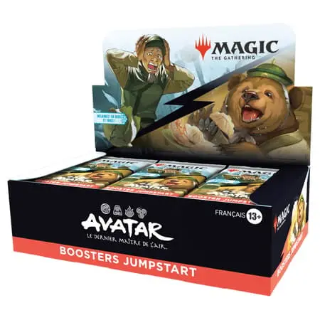 Magic: The Gathering - Display de Boosters Jumpstart Avatar, le dernier maître de l'air (24 Boosters) - FR