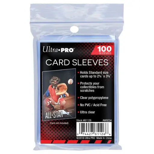 Ultra Pro - Sachet de 100 protèges cartes souple format standard 